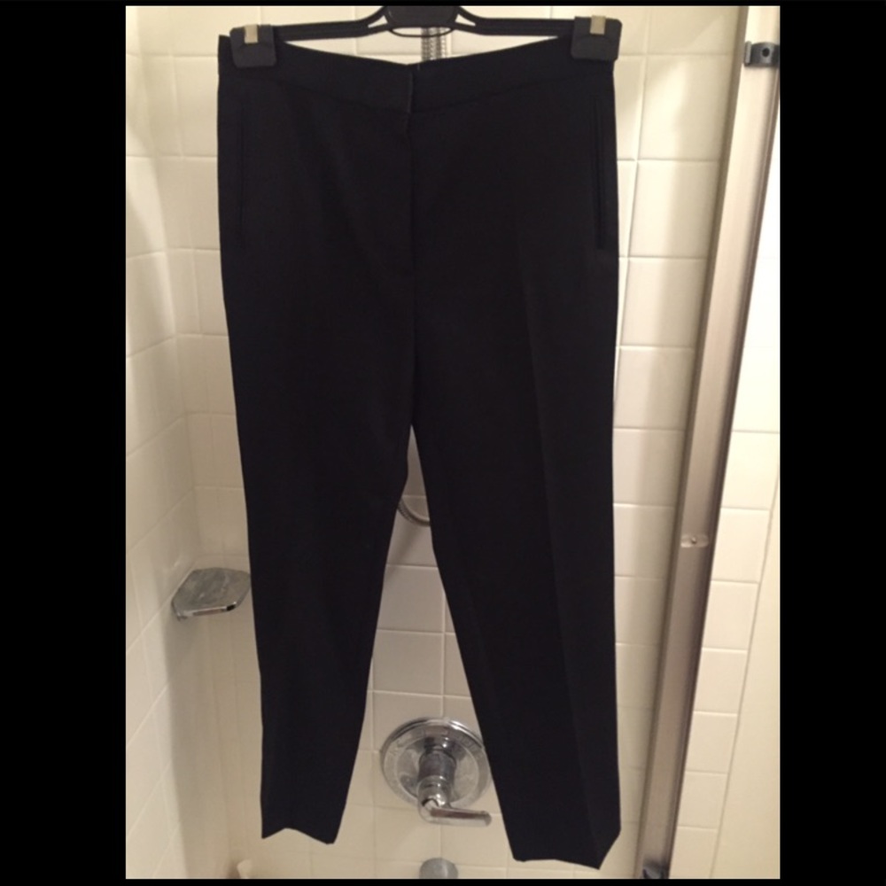 Celine Black wool w/some silk pants in size 4 or 6